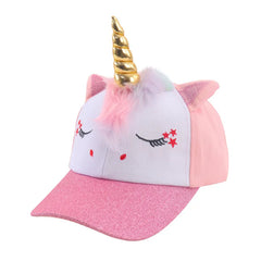kids Children's Hat Outdoor Kids Baseball Cap Boy Fashion Rainbow Unicorns for Girls Kids Sun Hat Adjustable Tennis Cap gorra niños - Fashionner
