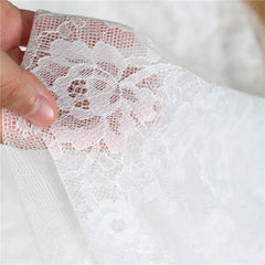 White Lace Table Runner New European and American High-end Lace Table Cloth Wedding Home Table Cloth Runners Wedding Decoration - Fashionner