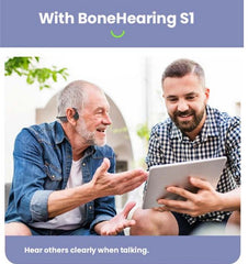 elders Bone Conduction Hearing Aid Noise Cancellation Design Bluetooth Wireless IPX5 Waterproof Headphones Designed the Elderly - Fashionner