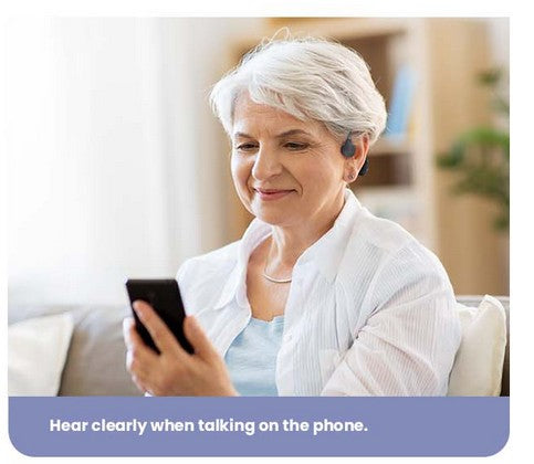 elders Bone Conduction Hearing Aid Noise Cancellation Design Bluetooth Wireless IPX5 Waterproof Headphones Designed the Elderly - Fashionner