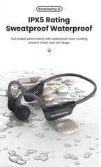 Bone Conduction Hearing Aid Noise Cancellation Design Bluetooth Wireless IPX5 Waterproof Headphones Designed the Elderly - Fashionner