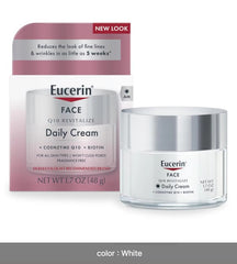 Eucerins Q10 Anti-Wrinkle Night Cream Face Cream Vegan Daily Hydrating Soothing Moisturizer Vitamin Cream Night Cream