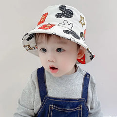 kids Fashion Cute Children's Fisherman Hat Summer New Style Girls' Cartoon Hat Popular Design Boys' Basin Hat Kids Bucket Cap Casual - Fashionner