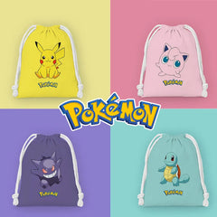 Kids Storage Bag Pikachu Gengar Charmander Bulbasaur Storage Bag Action Figure Bag Toy Party Decor Friends Birthday Gift - Fashionner