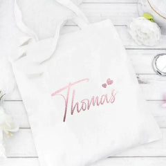 Personalized Tote Bag Bridesmaid Cotton Canvas Tote Bag Proposal Gift Women Canvas Shopping Bag Bachelorette Party Favors Gift - Fashionner