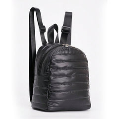 Cotton-padded Down Embroidery Thread Space Cotton Backpack