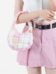 Cloud Bag Bubble Pleated Nylon Puff Handbag - Fashionner