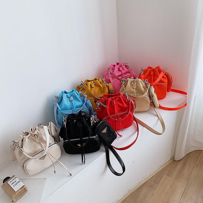 Nylon Bucket Handbags European Station Personality - Fashionner