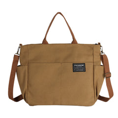 New Women's Canvas Casual Retro Large Capacity Multi-layer Women's Messenger Bag - Fashionner