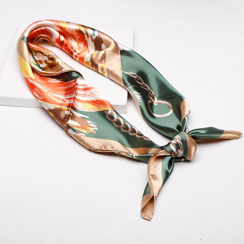 Imitation Silk Handbags Satin Silk Scarf - Fashionner