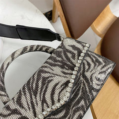 Luxury Leopard Diamonds Handbags Designer Brands Women Evening Bag - Fashionner