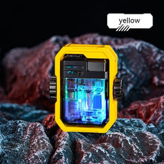 Windproof Transparent Gas Tank Gas Lighters Cool