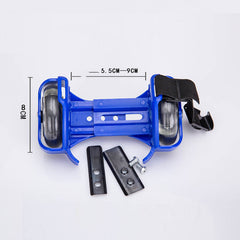 Pvc Children's Roller Skates Three-color Luminous Roller Skates