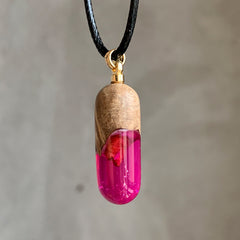 Reative Time Star Capsule Luminous Pendant Necklace