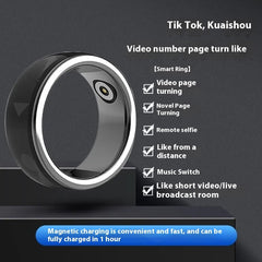 Popular New Smart Ring Portable Bluetooth Selfie Stick Brush Video Novel Flip Wireless Digital Ring