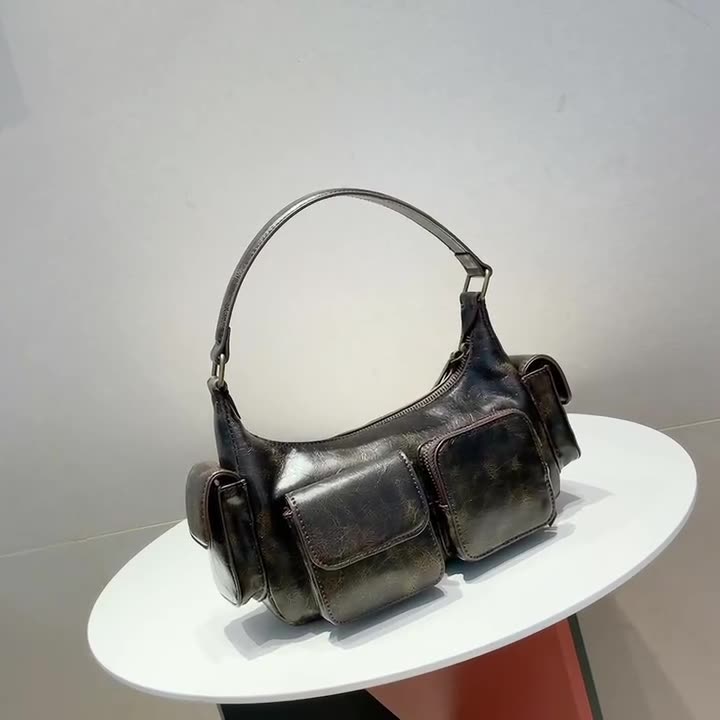 Simple One-shoulder Underarm Tote Bag - Fashionner