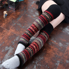 Autumn Winter Bohemian Thickened Woolen Socks - Fashionner