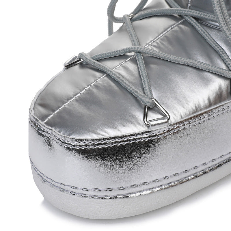 Waterproof Non-slip Space Boots Thickened Warm - Fashionner