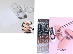 Nail print long steel plate - Fashionner