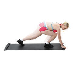 Slide Board Speed Skating Training Mat Sliding Board Portable Sliding Board For Leg Exercise Ice Hockey Short Track Home Gym Fitness Practice