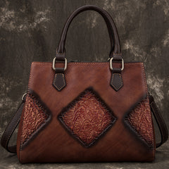 Top Layer Cowhide Retro European And American Fashion Casual Handbag - Fashionner