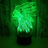 3d Small Night Lamp Creative Usb Colorful Gradient