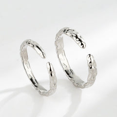 Sterling Silver Couple Ring Korean Male And Female Couple Ring