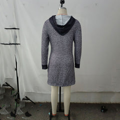 Women's Long Sleeve Round Neck Patchwork Top - Fashionner