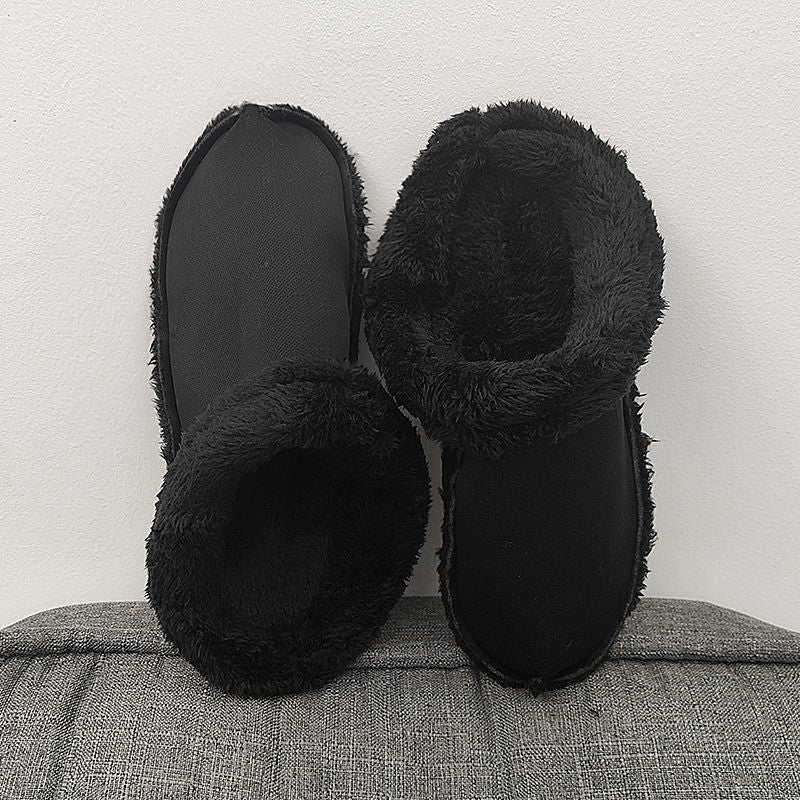 Women's Plush Liner Thermal Cotton Slippers Sets - Fashionner