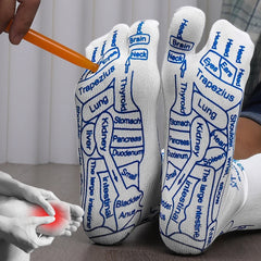 Reflexology Socks - Foot Massage Socks - Massage Relieve Tired Feet Socks Acupressure Foot Massager Reflexology Socks Foot Point Sock Foot Point Tool Physiotherapy Sock