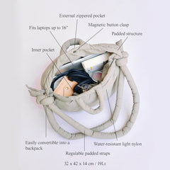 Nylon Fashion Down Crossbody Bag - Fashionner