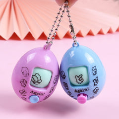 Keychain Scissors, Rock, Cloth Face Changing Capsule Toy Egg Toy