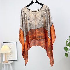 Artificial Silk Pullover Sunscreen Scarf Shawl - Fashionner