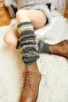 Autumn Winter Bohemian Thickened Woolen Socks - Fashionner