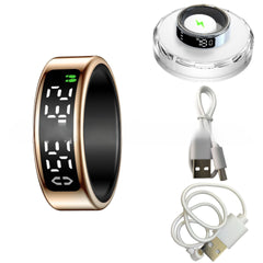 Heart Rate Blood Oxygen Sleep Sports Display Smart Ring