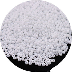 Painted Glass Rice Beads Mixed Colors