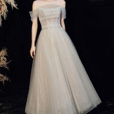 Star Sky Dress Skirt Slim Off Shoulder - Fashionner