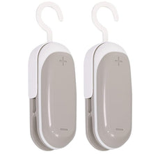 2PACK Mini Bag Sealer, Portable Heat Vacuum Sealers Plastic Sealer, 2 In 1 Heat Seal And Cutter Mini Food Sealer For Plastic Bags Food Storage
