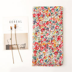 Women's Long Cotton And Linen Scarf - Fashionner