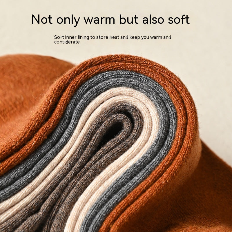 Extended Thickened Fleece-lined Warm Thick Socks - Fashionner