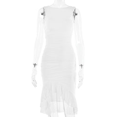 Slim Skinny Sleeveless Dress For Women Fashion Party Club Dresses - Fashionner