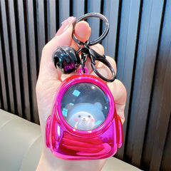 Luminous Bear Bag Keychain Pendant
