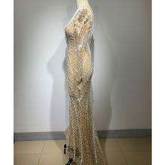 Backless Tight Fishtail Sheath Dress - Fashionner