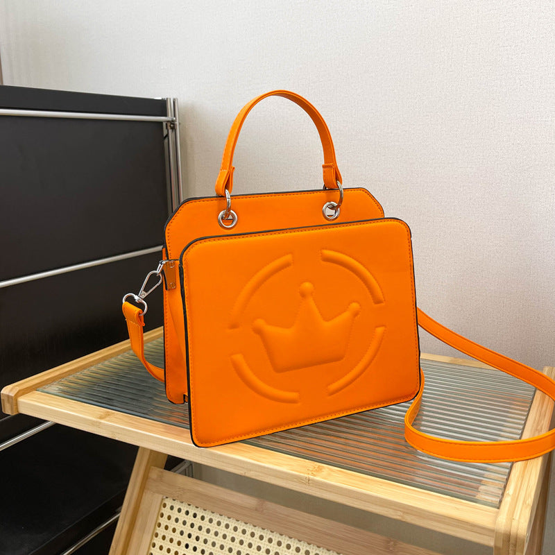 Women's Shoulder Bag Embossed Simple Cross-border PU Soft Leather Textured - Fashionner