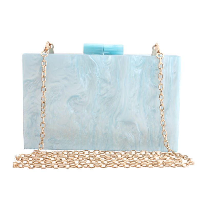 Women Handbags Marble Pattern Acrylic Bag Luxury Handbags Women Bags - Fashionner