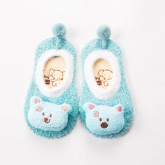 Feather Yarn Baby Cartoon Doll Non-slip Socks - Fashionner