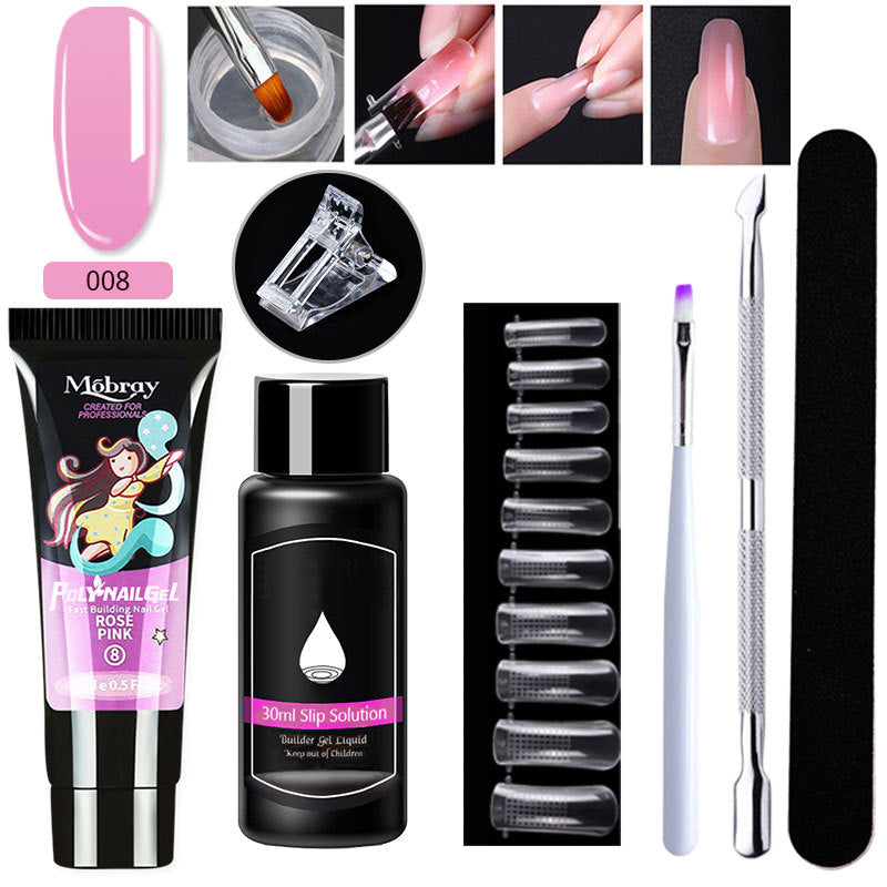 7-Piece Nail Art Crystal Extender Set - Fashionner