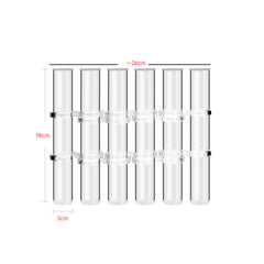 Test Tube Clear Glass Vase For Plant Bottle Flower Pot Hydroponic Container Decor Wedding Party Floral Hinged Flower Vases Home Decor