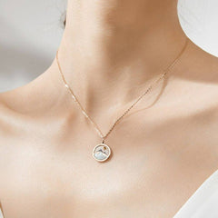 Fashion Jewelry Retro Style Round Necklace - Fashionner