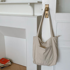 One-shoulder Large Capacity Corduroy Bag Leisure Shopping Bag - Fashionner